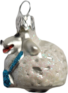 Vánoční figurka ovečka 3,5cm